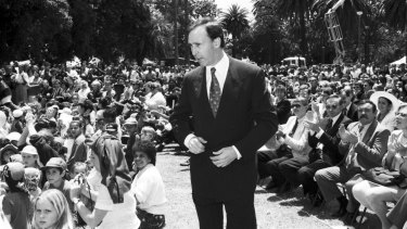 Prime Minister Paul Keating delivers his Redfern Speech in 1992 where  he acknowledged the wrongs inflicted upon Indigenous people.