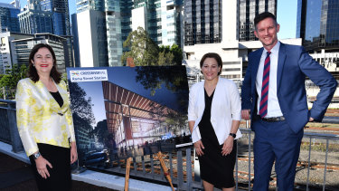 Federal Labor has promised $2.24 billion towards the Queensland Government's $5.4 billion underground rail project, while the Coalition rejects the project.