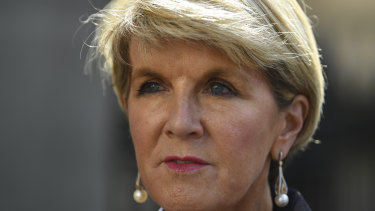 Julie Bishop, whose ability to relate to China was called into question this week.