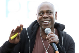 Not always a laughing matter: comedian Dave Chapelle was cancelled for making a point.