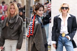 Street style tips: Sarah Pidgeon, Elva Ni and Naomi Watts at Paris Fashion Week.