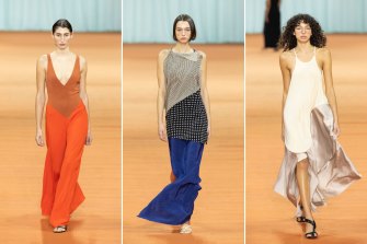 Designer Bianca Spender opened Afterpay Australian Fashion Week at Sydney’s Carriageworks on Monday.