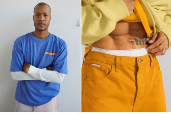 US designer Herron Preston and his collection for Calvin Klein.