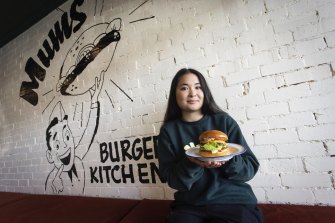 Esther Sun, owner of Mum’s Burger Kitchen in Boronia. 