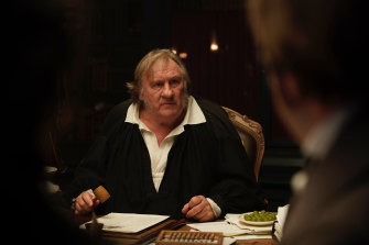 Gerard Depardieu as the newspaper publisher Dauriat in Lost Illusions. 