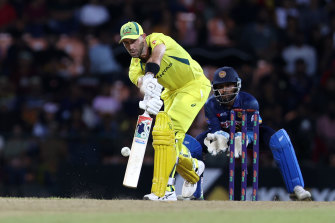 Glenn Maxwell’s 80 not out came in his first one-dayer in almost two years.