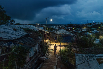 The Kutupalong refugee camp in Bangladesh. In less than a month, assassins have killed at least eight people in the Rohingya refugee settlements of southeastern Bangladesh.