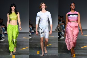 Bold colours on the runway at Australian Fashion Week.