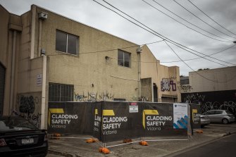 A building on Little Miller Street, Brunswick East.