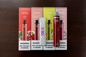 Vapes are flavoured and designed to appeal to young people.