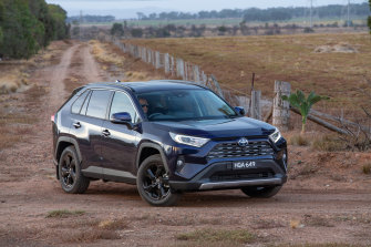 The Toyota RAV-4 is the best-selling car in America these days.