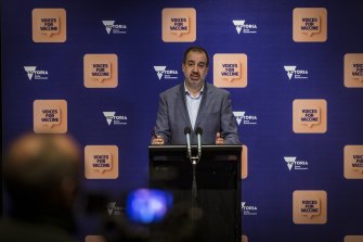 Industry Recovery Minister Martin Pakula details the pilot scheme on Sunday.