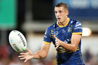 Jake Arthur kept the No.6 jersey for the Eels  in their defeat to North Queensland.