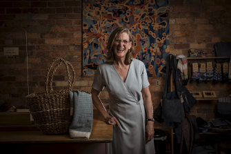 Bronwyn Newnham, of The Fair Trader Store in Northcote, has seen a 25 per cent increase in sales compared with this time last year. She says there has been an outpouring of support for her business after restrictions were lifted this week. 