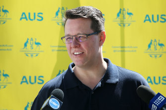 Sport Australia CEO and dual Olympic gold medallist Kieren Perkins.