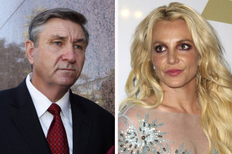 Jamie Spears, left, has filed a petition to end the conservatorship that has controlled his daughter Britney’s life and finances for 13 years. 