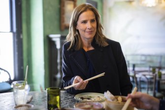 Rachel Griffiths studied powerful women to determine how to play a female prime minister in <i>Total Control</i>.