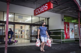 Major grocery retailers including Coles say they are prepared for any increase in COVID-19 numbers.