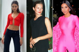 Melbourne model Paris Bishop is looking to Kate Moss in the nineties and Kim Kardashian’s recent spate of bodysuits for style cues.