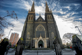St Patrick’s Cathedral, the home of the archdiocese in Melbourne.