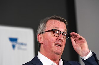 Victorian Health Minister Martin Foley. 