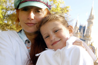 Tori Amos with her daughter, Natashya, in 2005.