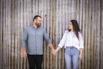 Joshua Staikuras and Susan Yildiz are preparing for their wedding next year. 