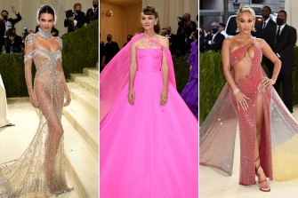 Last year’s swings and misses at the 2021 Met Gala, which was postponed from its usual May date to September. Kendall Jenner in Givenchy, Carey Mulligan in Valentino and Saweetie in Christian Cowan.