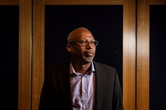 The Multicultural Affairs Minister has ordered a review of grants awarded to a community group founded by Hussein Haraco (pictured), who has been accused of pocketing public funds. 