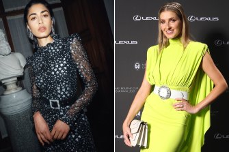 A piece from designer Rebecca Vallanceâs latest collection and Lexus ambassador Kate Waterhouse. Both regular racegoers say that attendees at the Melbourne Cup will be guided by the runway rather than tradtition.