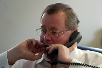 Col Allan in 2003, when he was editor-in-chief of the New York Post.