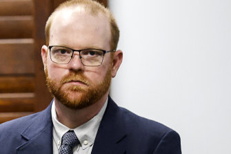 Travis McMichael, one of the defendants charged over the death of Ahmaud Arbery. 