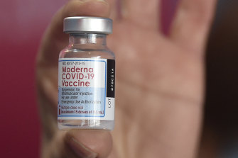 The Moderna vaccine will arrive on Australian shores today.