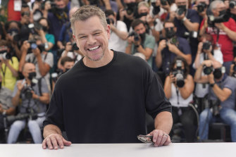 Nice guy Matt Damon in Cannes for the premiere of Stillwater.