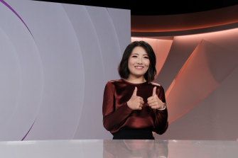 Rena Li, newsreader on SBS’s new Mandarin news bulletin.