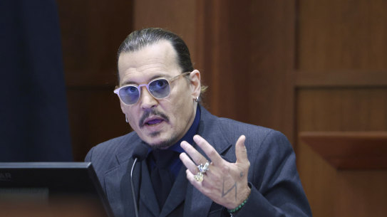 Johnny Depp is cross-examined. 