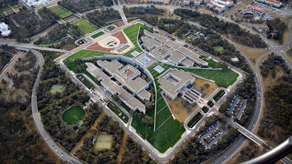 Parliament House in Canberra.