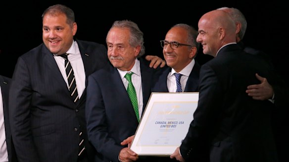 The North American bid collected 134 votes to the 65 for Morocco. 