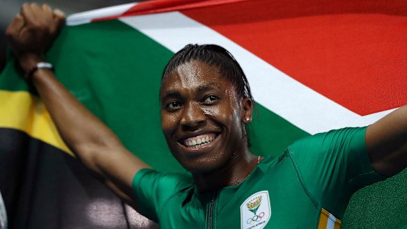 South Africa's Caster Semenya.