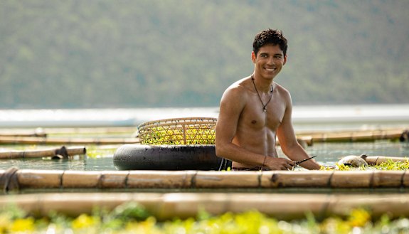 “A lovely feelgood film”: Maxime Bouttier in Ticket to Paradise.