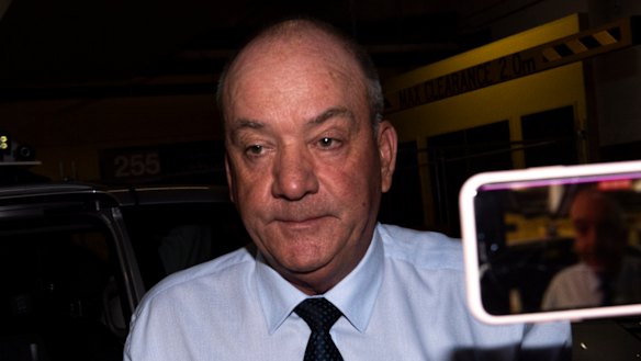Daryl Maguire arriving at the ICAC in October.