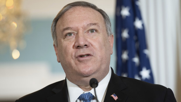 On the way out the door, Mike Pompeo lobs more accusations against China.