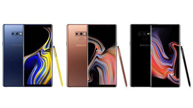New colours help differentiate the Note9 from the very similar-looking Note8.