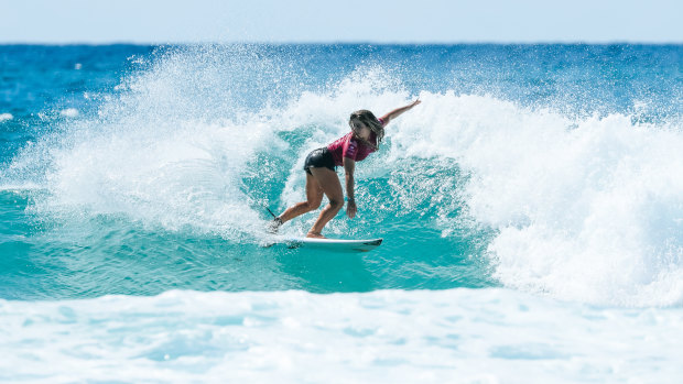 Caroline Marks has grabbed the attention of the surfing world.