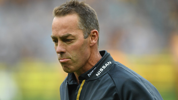 Submissive: Alastair Clarkson said Hawthorn 'deserved to be beaten' by the Dogs.
