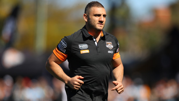 Robbie Farah before kick-off at Leichhardt Oval.