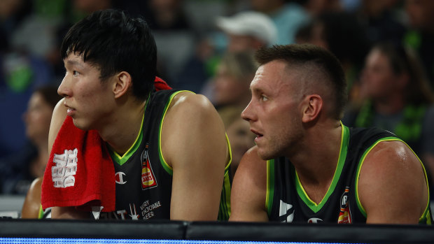 Zhou Qi and Mitch Creek are the Phoenix’s odd couple.