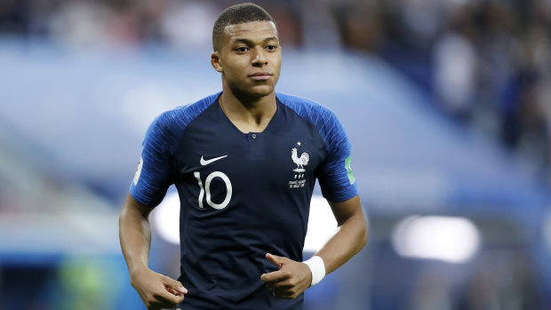Rapid rise: Teenager Kylian Mbappe has been one of the World Cup\'s best players.