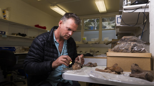 Associate professor at ANU Geoff Clark was part of the team that analysed bones from Madagascar.