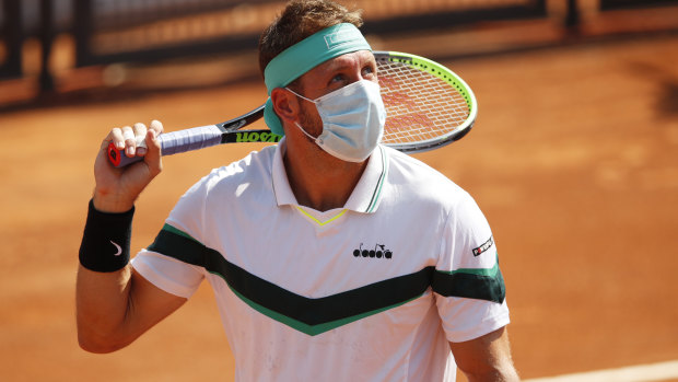 Tennys Sandgren tested positive for coronavirus in November, but was still shedding the virus in January - illustrating the sensitivity of some tests.